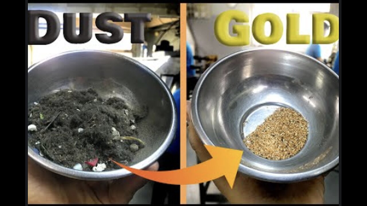 How do they turn dust into gold in jewelry factories?