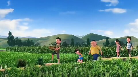 Lets enjoy some old village life visuals perfect animation for animation lovers