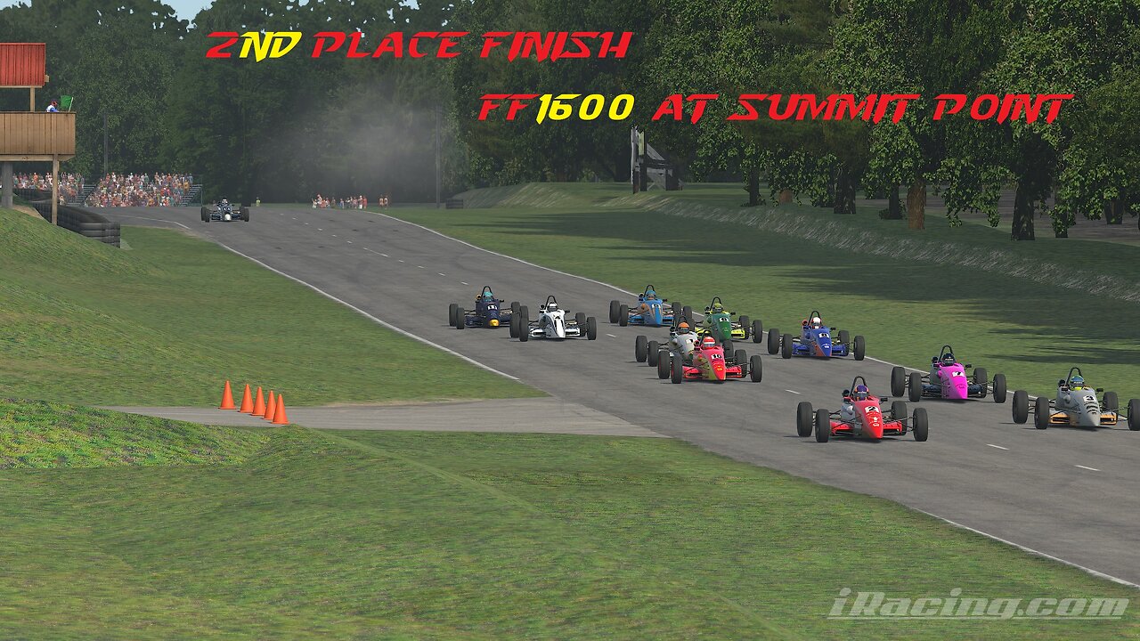 2nd Place! Finally out of Rookie Class! Formula 1600. iRacing 1440p