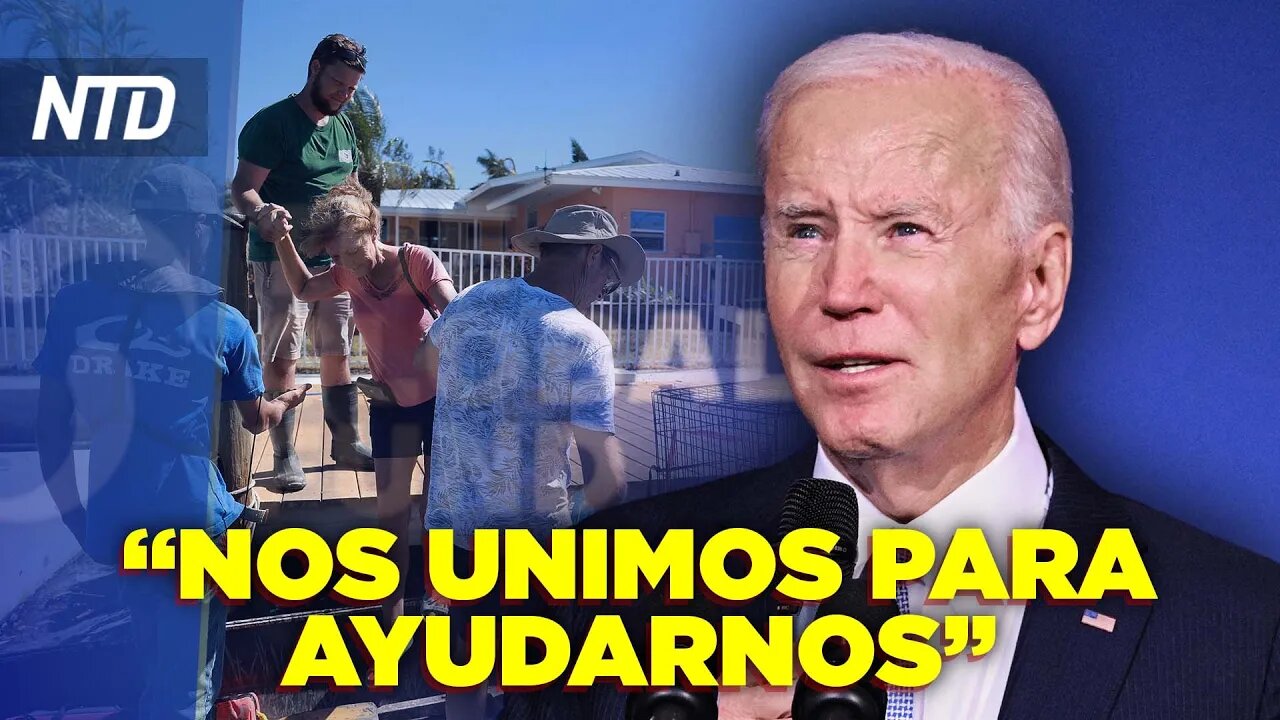 Huracán Ian llega a Carolina del Sur; Biden da mensaje a la nación tras impacto de Ian | NTD