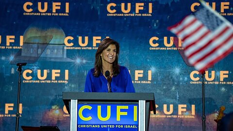 Nikki Haley speaks at CUFI