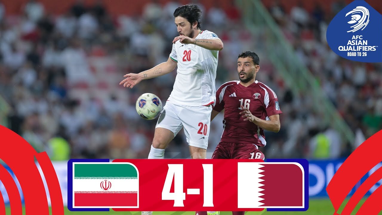 Qatar squander early lead | IR Iran - Qatar | Highlights #AsianQualifiers - Road To 26