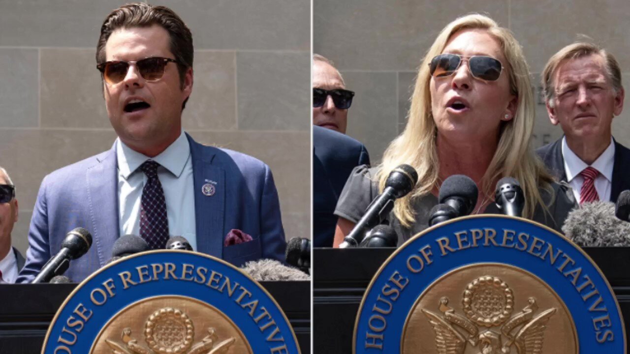 Matt Gaetz and MTG Call Prison Holding Jan 6 Protestors and Demand Answers (8/02/2021)