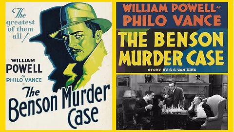 The Benson Murder Case (1930) William Powell, William 'Stage' Boyd, Eugene Pallette