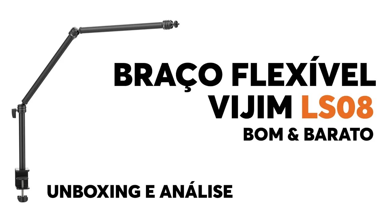 Unboxing e Análise do VIJIM LS08 - Um braço articulado que vale o preço e me SURPREENDEU bastante!