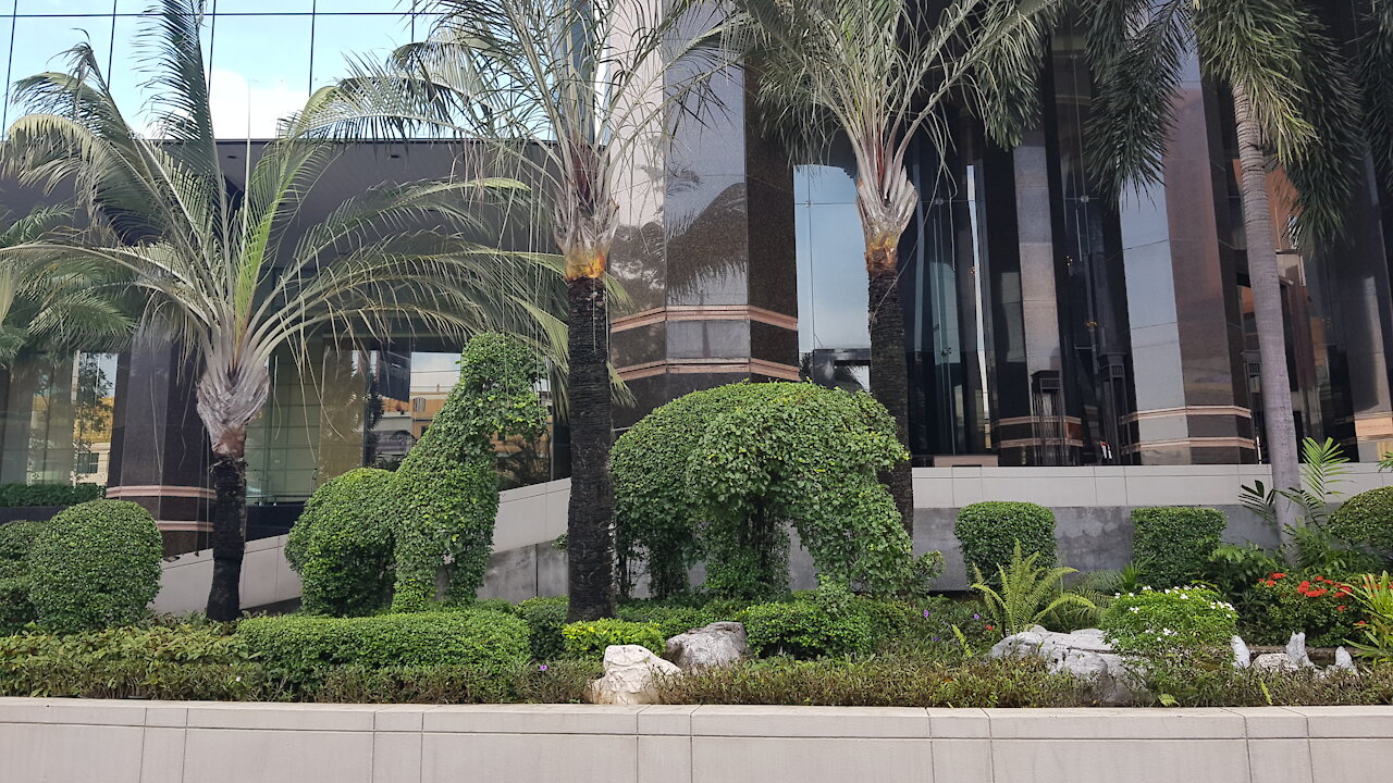 Great landscape design at Swissotel in Bangkok