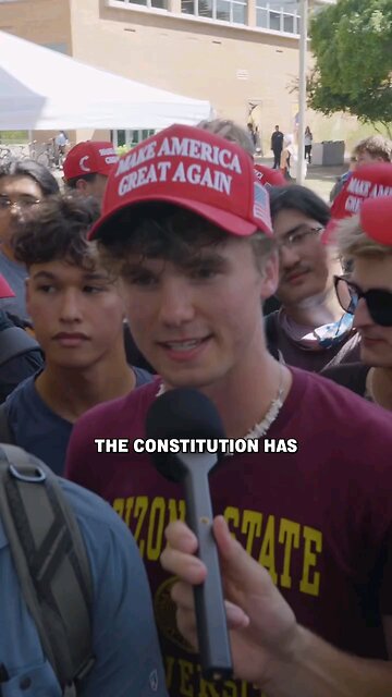 Charlie Kurk talks to Trump2024 supporters