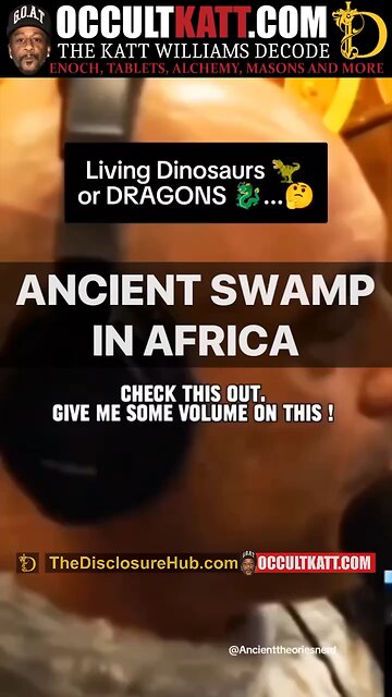 Dinosaurs still alive or did they never Exist?? I never knew Africa had this big of a Swamp... Wha