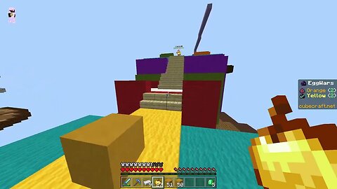 Minecraft Pros went full upgraded armor just to get bozod in Cubecraft