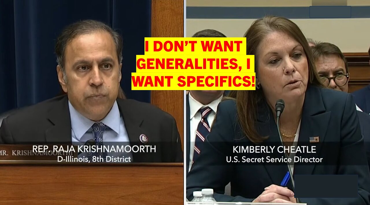 Rep. Raja Krishnamoorthi (D-IL): I Don't Want Generalities, I Want Specifics!