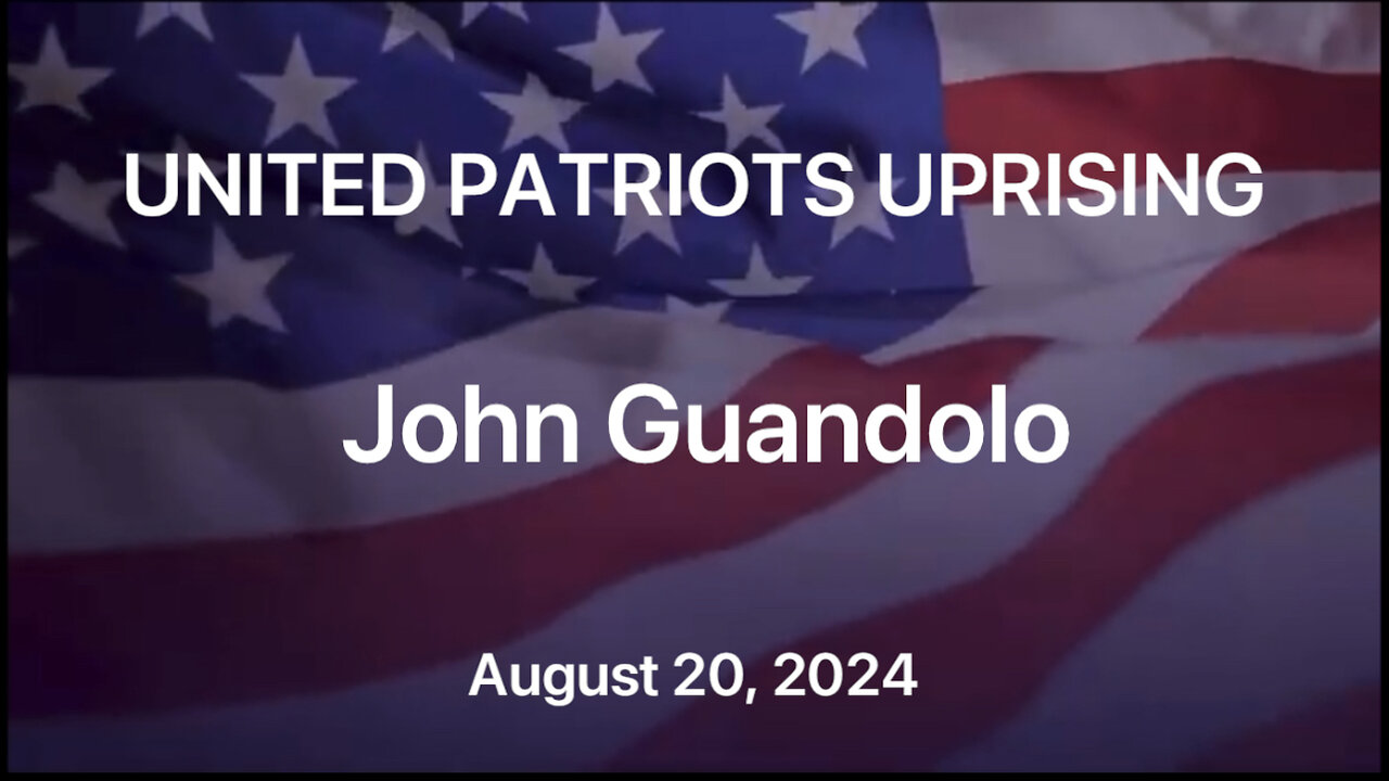 UNITED PATRIOTS UPRISING ft. John Guandolo on the war on America