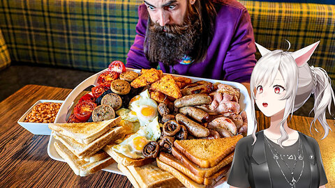 The Trap's Unbeaten Welsh Breakfast || Bearmeetsfood react