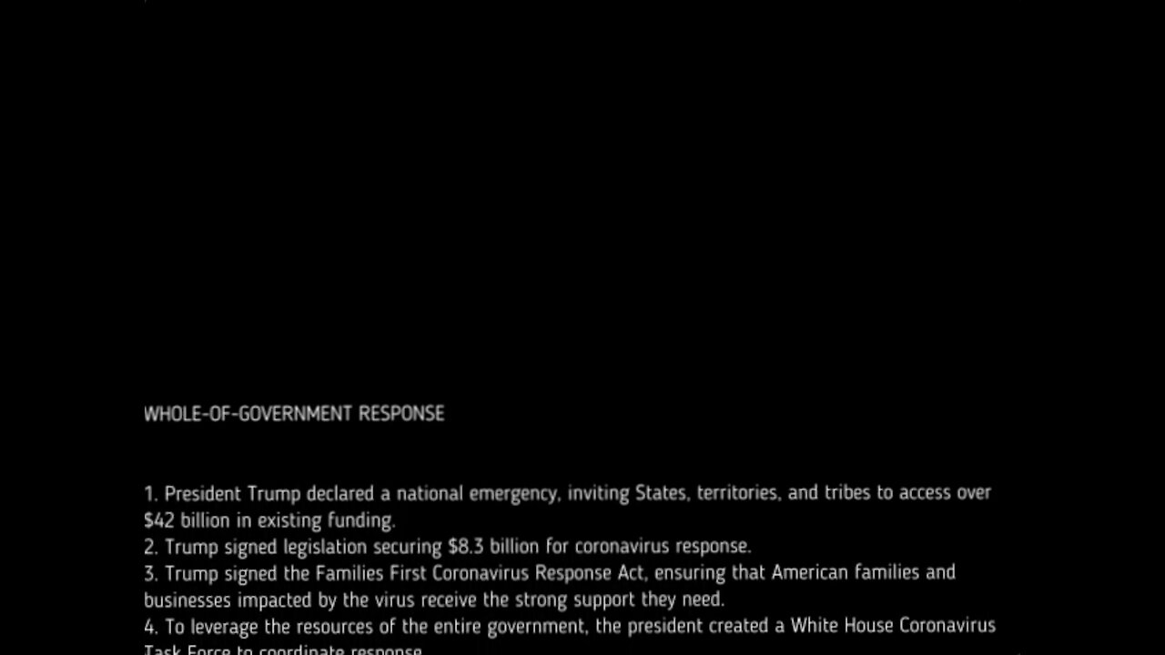Worldwide News Media Was Told By Their Bosses To Not Tell You These 74 Actions President Trump Took To Fight Covid And Bolster The Economy