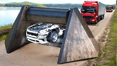 Cars vs Roller Crusher ▶️ BeamNG Drive