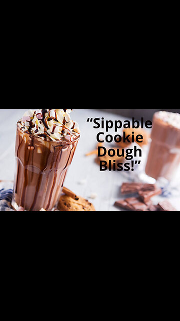 Sip Your Childhood: The Ultimate Chocolate Chip Cookie Dough Smoothie