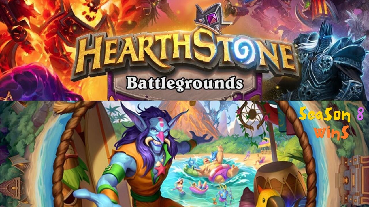 HearthStone Battlegrounds Season 8 Win With Snake Eyes