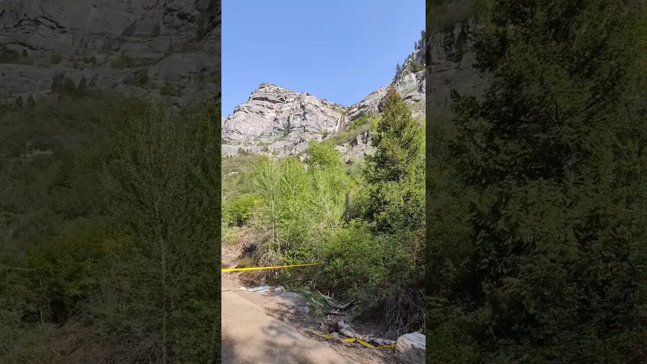 Don't chase Bridal Veil Falls - it is closed...