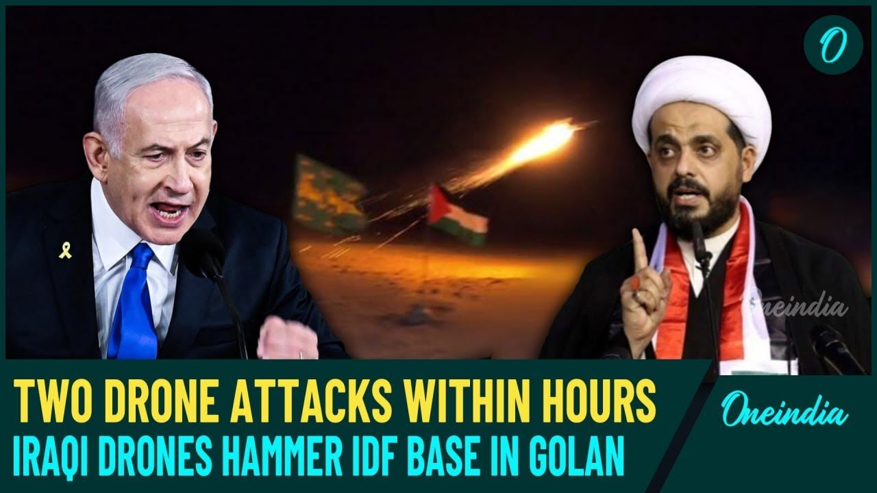 WATCH | Iraqi Fighters Strike Israeli Military Base! Back-to-Back Drone Attacks Rock Golan Heights