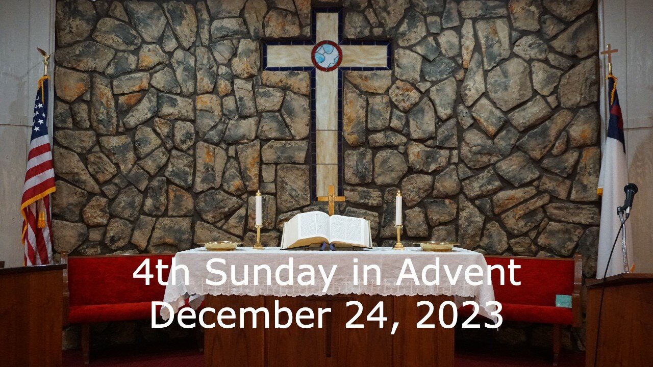 Let It Be, According to Your Word - Luke 1:26-38 - 4th Sunday of Advent, December 24, 2023