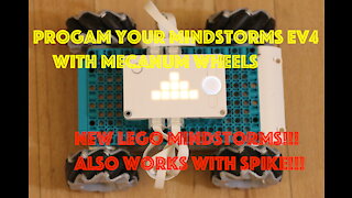 How to Program Your New LEGO Mindstorms 51515 & LEGO Spike 45678 Robot With Mecanum Wheels