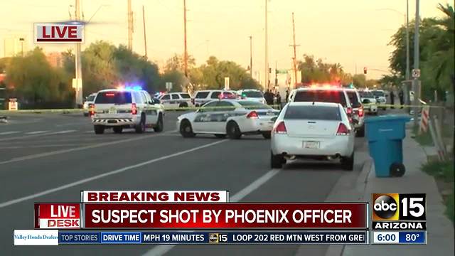 Suspect shot by police in Phoenix