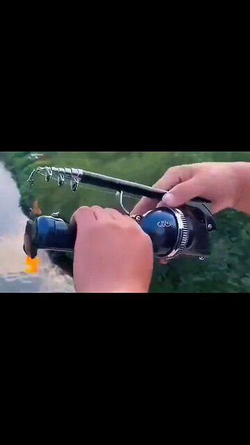 Portable Folding Telescopic Stainless Steel Fishing Rod with Reel