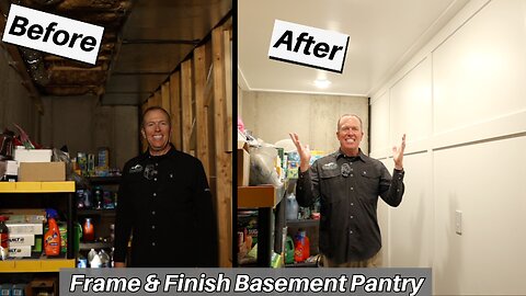 How to Frame & Finish a Basement Food Pantry