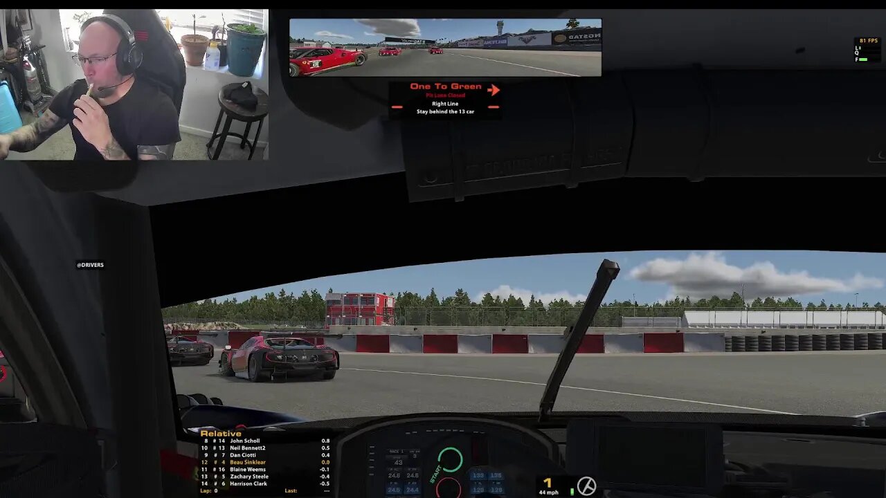 iRacing | Rudskogen | Ferrari 296 GT3 | 15 min |Starting P12