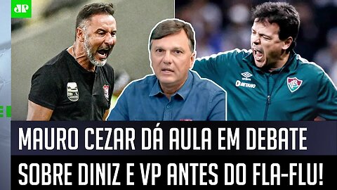 "Essa é uma FRASE PATÉTICA, gente!" Mauro Cezar DÁ AULA em DEBATE sobre Diniz e VP antes do Fla-Flu!