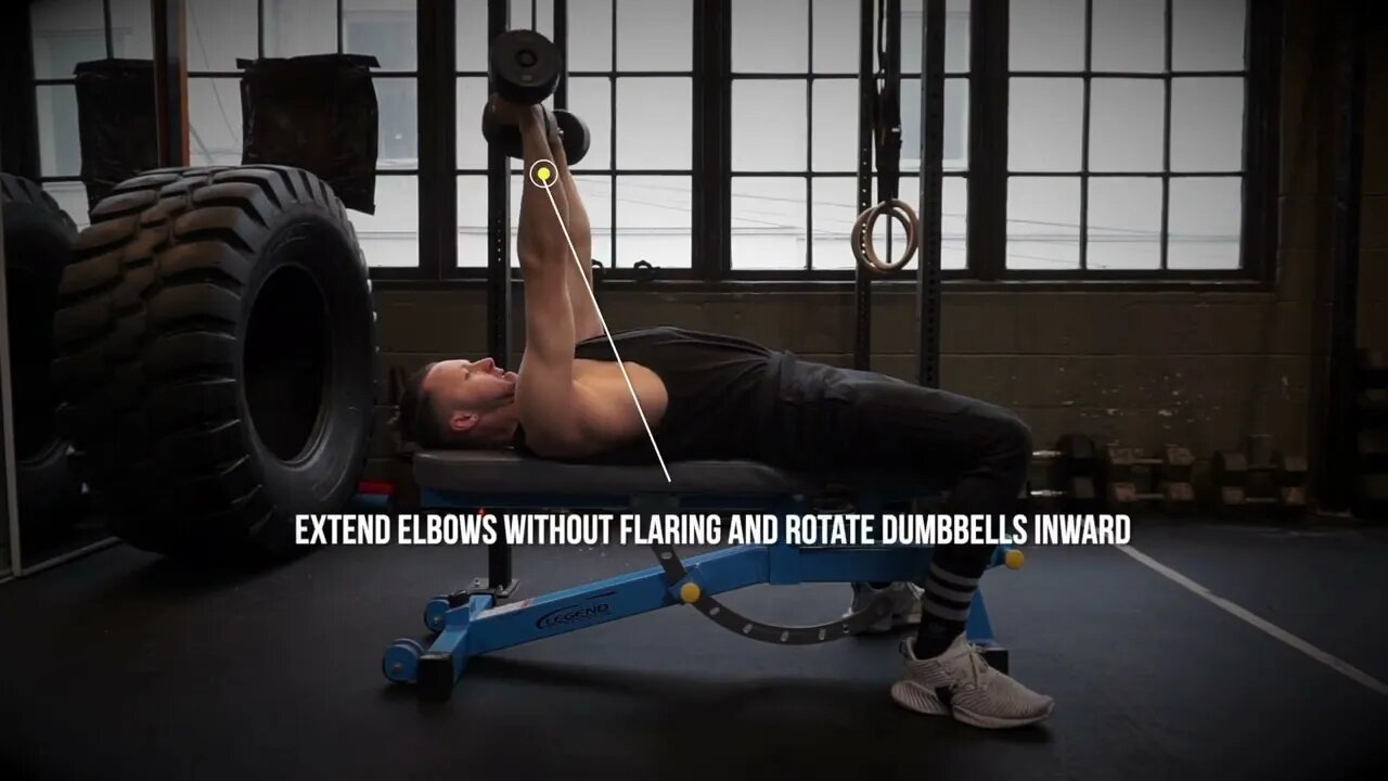 How to do Dumbbell French Press Triceps Arm Exercise