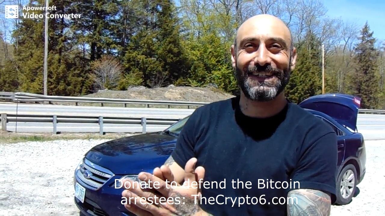 NH libertarian resupplies Bitcoin Gandhi during anti-Fed protest