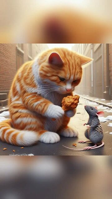 Cat Helped the Mouse! 🐭 🐱