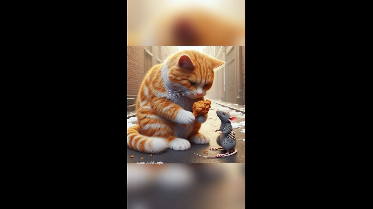 Cat Helped the Mouse! 🐭 🐱