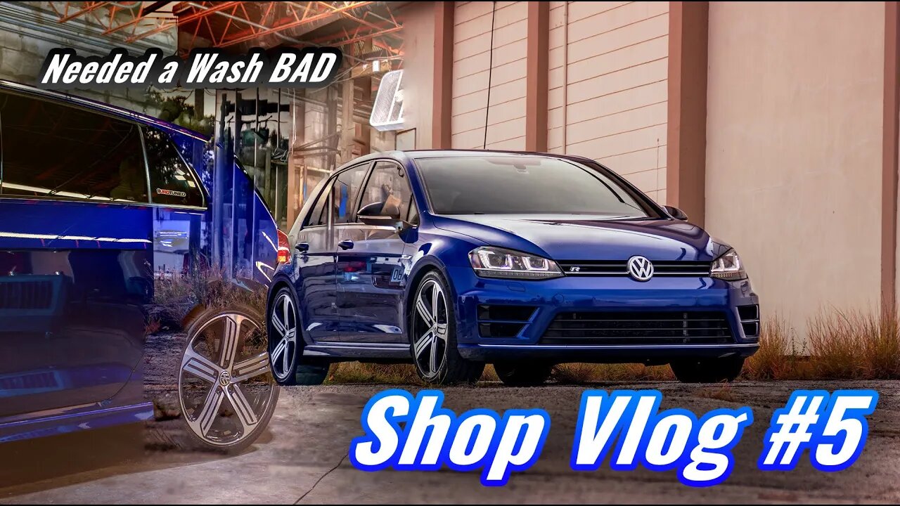 The Red GTI Departs | An E60 M5 is Part of our Family Now | The Mk7 Golf R Gets a WASH! Shop Vlog #5