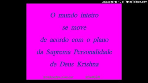 O mundo inteiro se move de acordo com o plano da Suprema Personalidade de Deus Krishna kfm8638