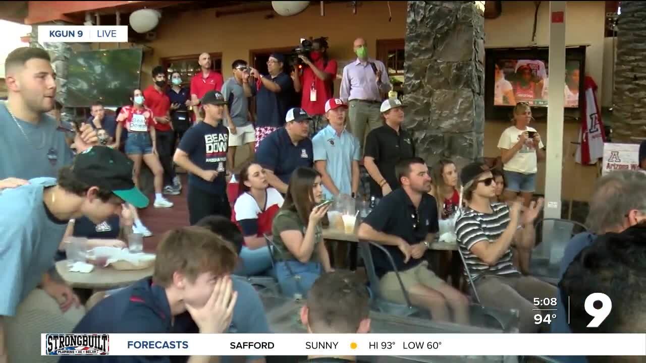 Wildcat fan reaction to NCAA national championship