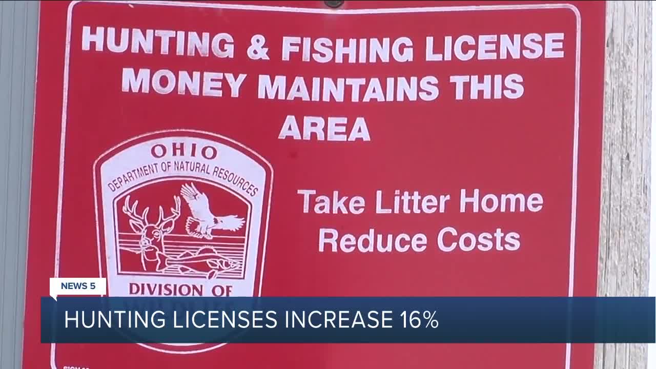 Applications for hunting and fishing licenses spike this year in Ohio