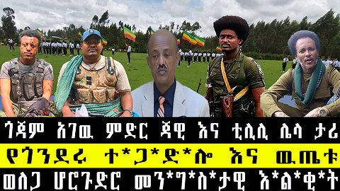 ጎጃም አገዉ ምድር ጃዊ እና ቲሊሊ ሌላ ታሪክ/የጎንደሩ ተ*ጋ*ድ*ሎ እና ዉጤቱ/ወለጋ ሆሮጉድሮ መን*ግ*ስ*ታዊ እ*ል*ቂ*ት