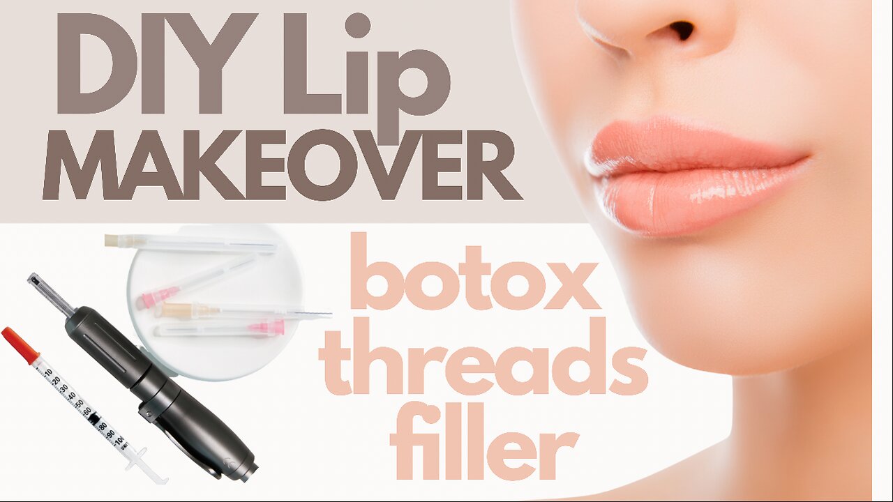 Lip Makeover w/ botox, filler with the hyaluron pen & threads