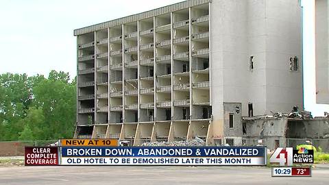 Demolition of abandoned Ramada Inn scheduled for June 24