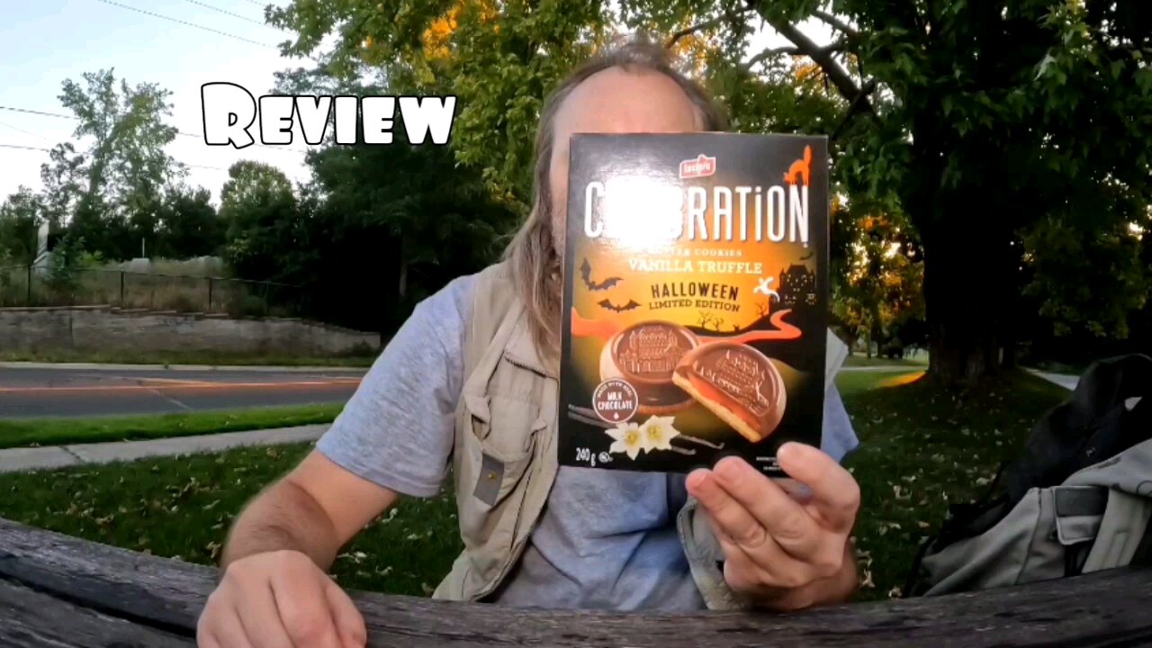 Celebration butter cookies vanilla truffle Halloween limited edition Review Canada