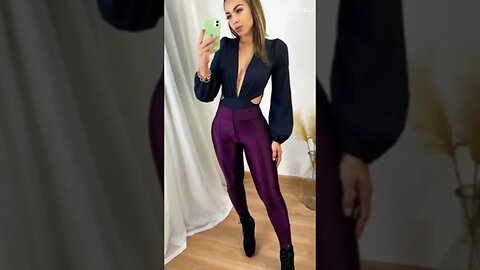 Dê uma olhada em Calça Recortes estilo Prada por R$84,99.