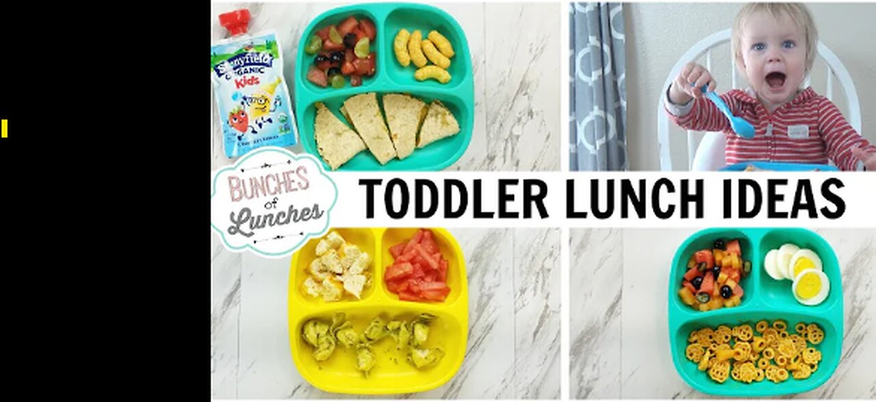 TODDLER LUNCH IDEAS + What He Ate || Bunches of Lunches