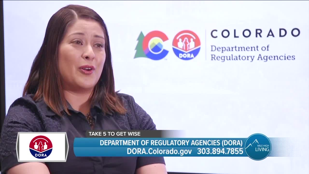 Colorado Dept. of Regulatory Agencies // Play Your Role & Take 5 to Get Wise!