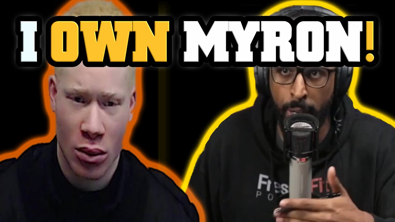 Myron ROASTS A BLM Activists With FACTS For BANNING Myron On Twitter X | Fresh & Fit Fed Reacts