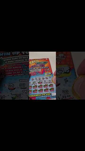BIG Winning New Lottery Ticket Cash Doubler! #lottery