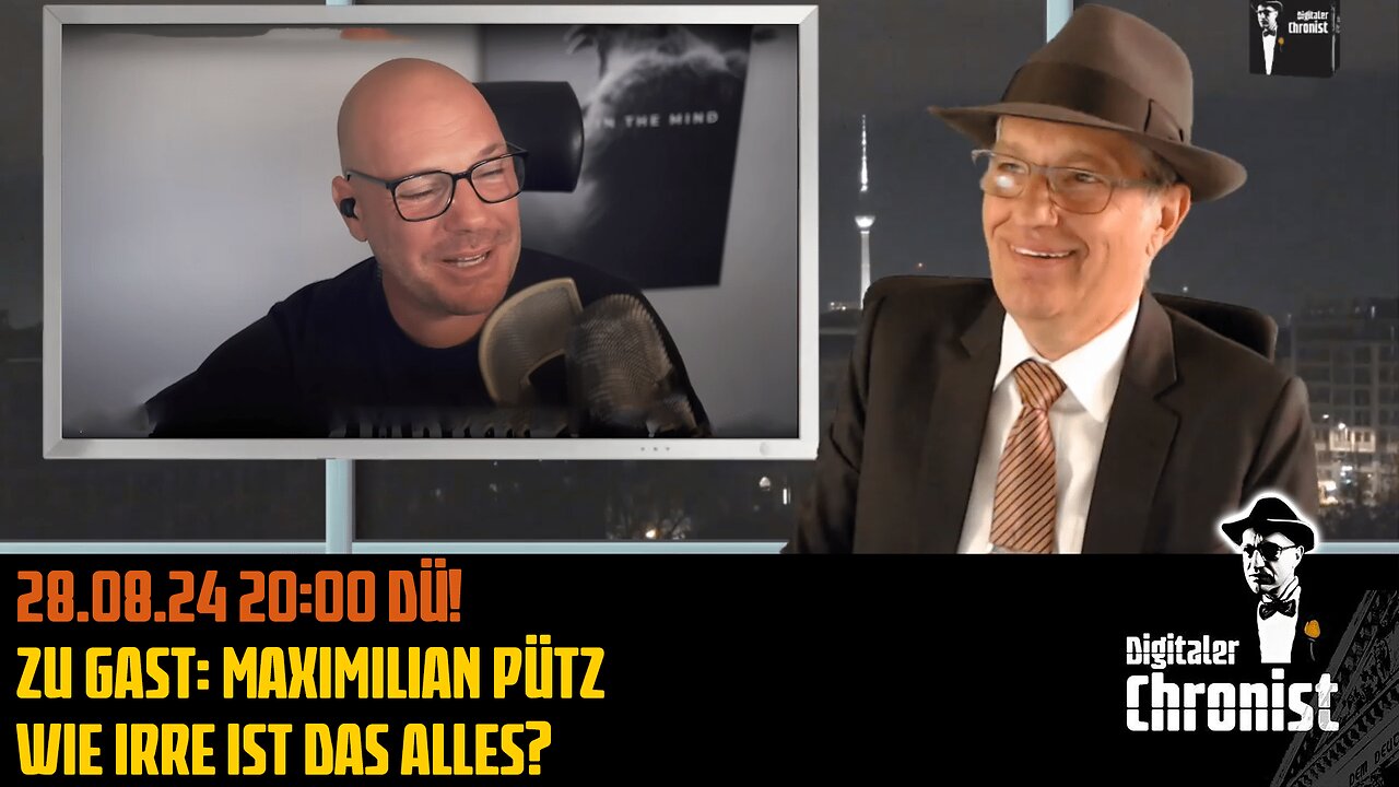 Aufzeichnung vom 28.08.24! Zu Gast: Maximilian Pütz- Wie irre ist das Alles?