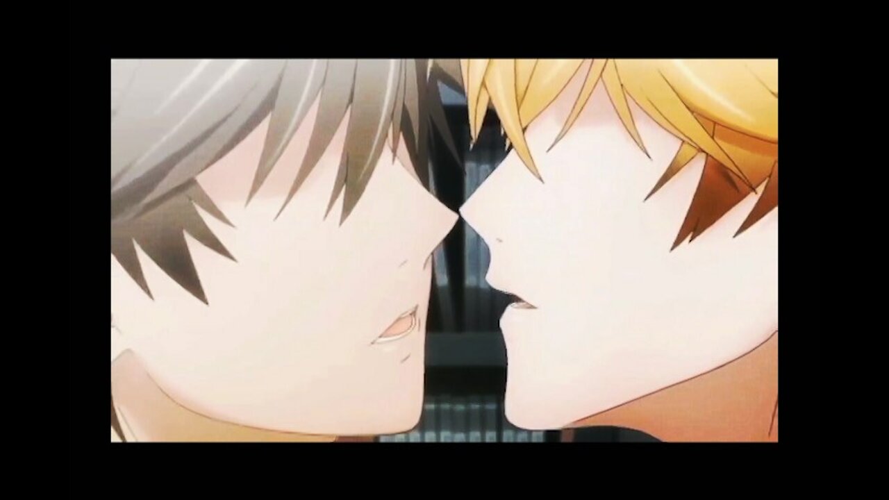 yaoi funny fail kiss scene /lgbtq / anime / fail / cute couple