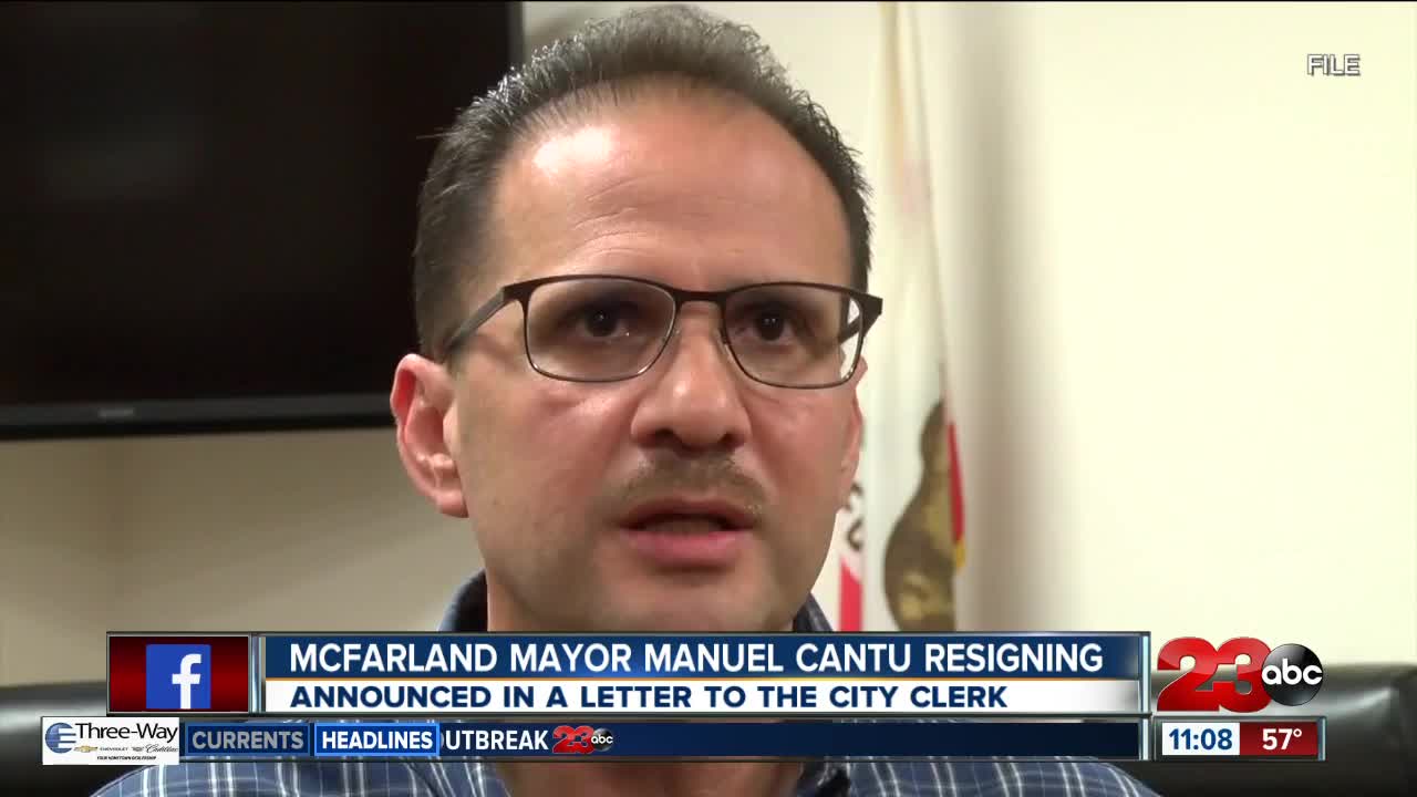 McFarland Mayor Manuel Cantu to resign