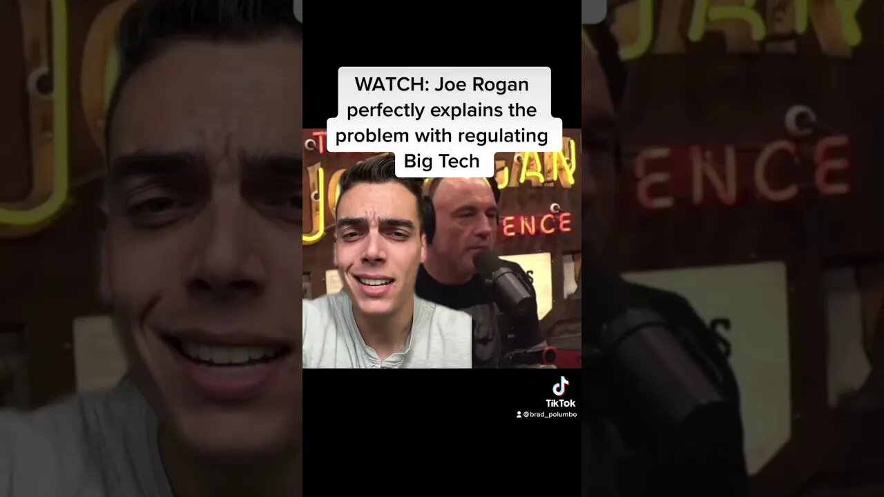 WATCH: Joe Rogan perfectly explains problem w/ regulating Big Tech